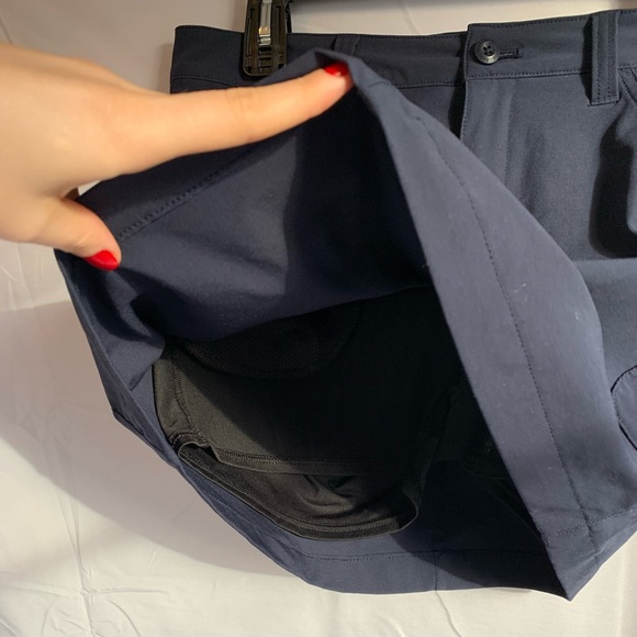 Eddie Bauer Navy Adventurer 2.0 Tennis Mini Skort Skirt w/ Shorts Womens Size 6 - Picture 2 of 11